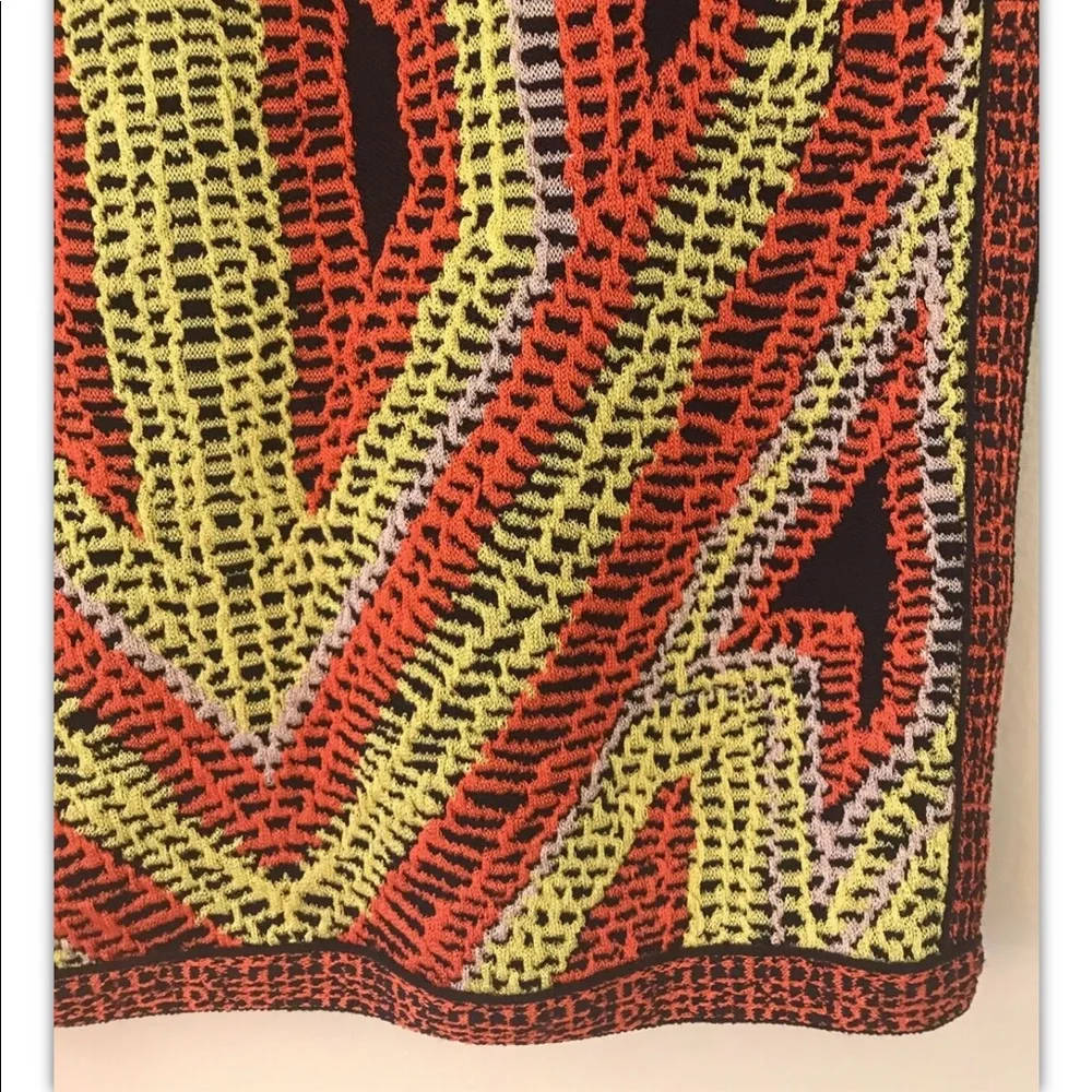 HERVE LEGER OLA JACQUARD SKIRT - M  PRINTED - Picture 4 of 9